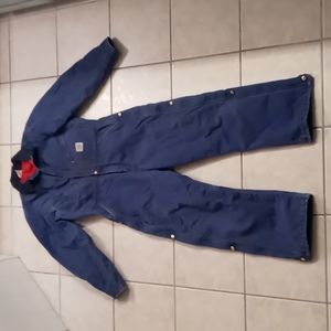 Vintage Carhartt Coveralls Snowsuit 38 S Short